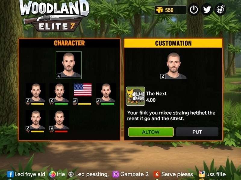 Woodland Warrior Elite Gameplay Screenshot